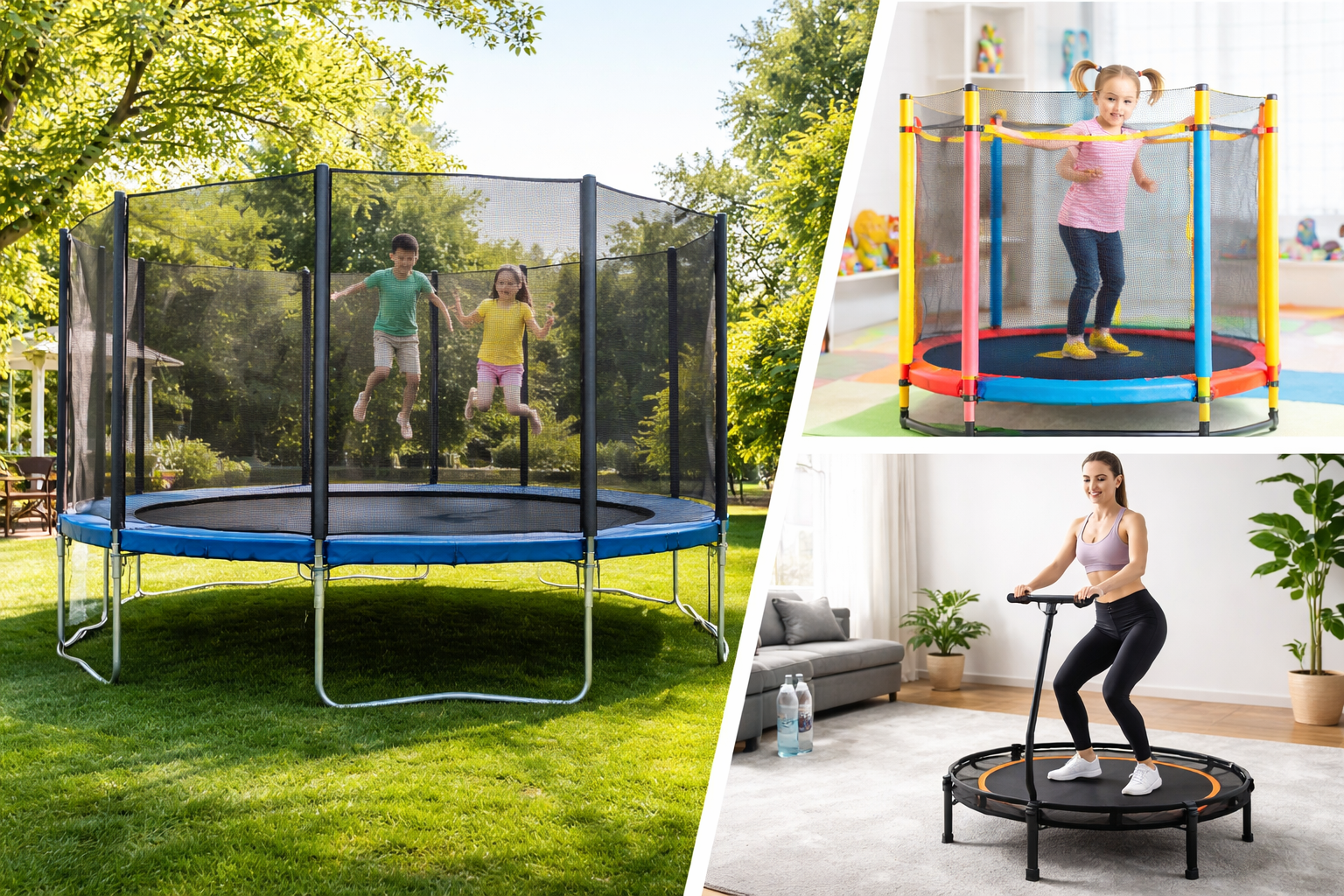 Premium Trampolines for Safe Backyard