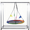 Round Colorful Waterproof Six-Color Fabric Swing