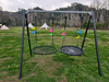 Black Swing Set-Double Seats