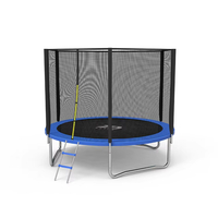 Straight Pole Outside Net Trampoline
