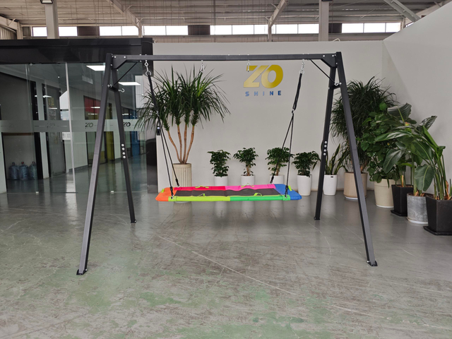 Black Swing Set & Long Swing