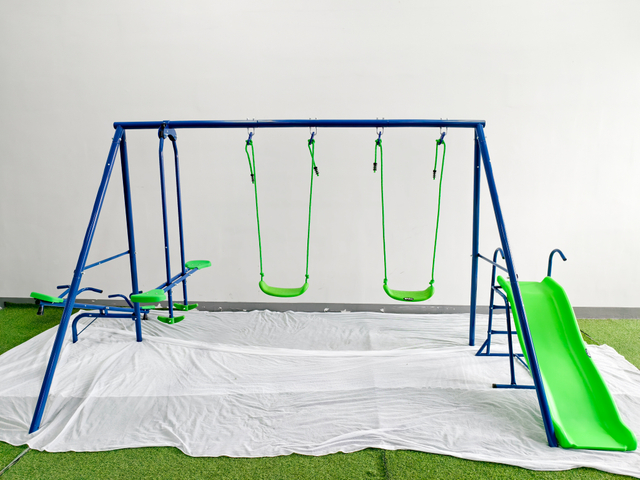 Outdoor Swing Slide Set