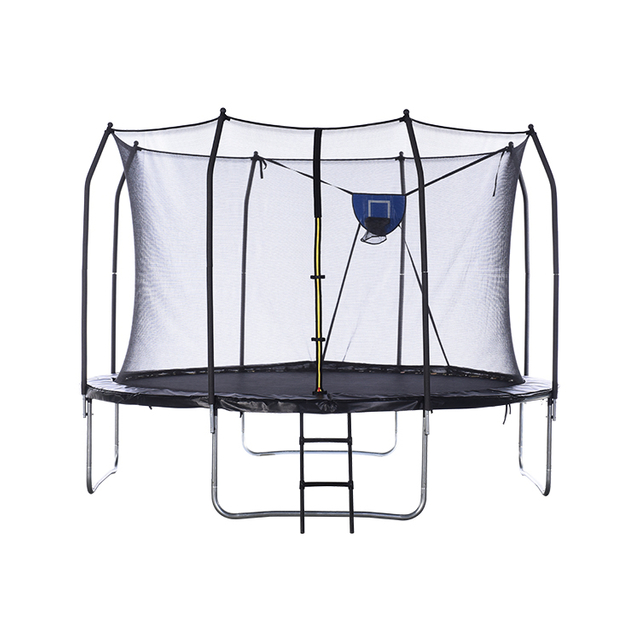 Professional 7-shaped Outdoor Trampoline Without Fiber Glass Rod