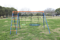 Double Swing Set & Climbing