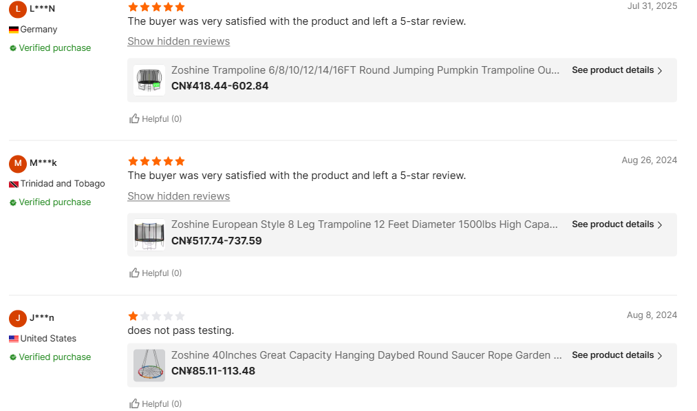 Black Swing Set-Double Seats