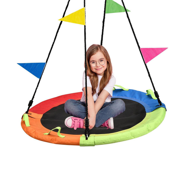 Durable And Waterproof Four-color Saucer Swing