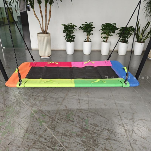 Colorful Safe Unique Rectangular Tree Swing