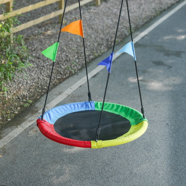Durable And Waterproof Four-color Saucer Swing