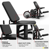 PLC01 325LB Adjustable Steel Leg Extension Curl Machine
