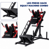 Leg Press Hack Squat Machine 2000LBS Home Gym Combo