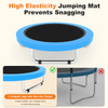 55 Inch 6in1 Kids Trampoline with Basketball Hoop Punching Bag