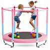 60 Inch 3in1 Kids Trampoline with Basketball Hoop Ball Pit