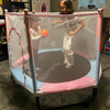 60 Inch 3in1 Kids Trampoline with Basketball Hoop Ball Pit