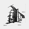 JLM-630 300KG Multifunctional Steel Tube Training Machine